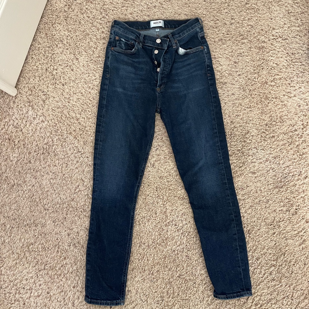 AGOLDE high rise jeans size 25